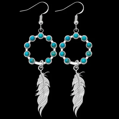 Desert Dreams Feather Earrings (In Stock)